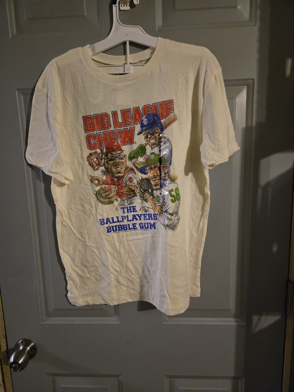 Target Kids Short Sleeve Tee Cream with Red Blue and Green Graphic